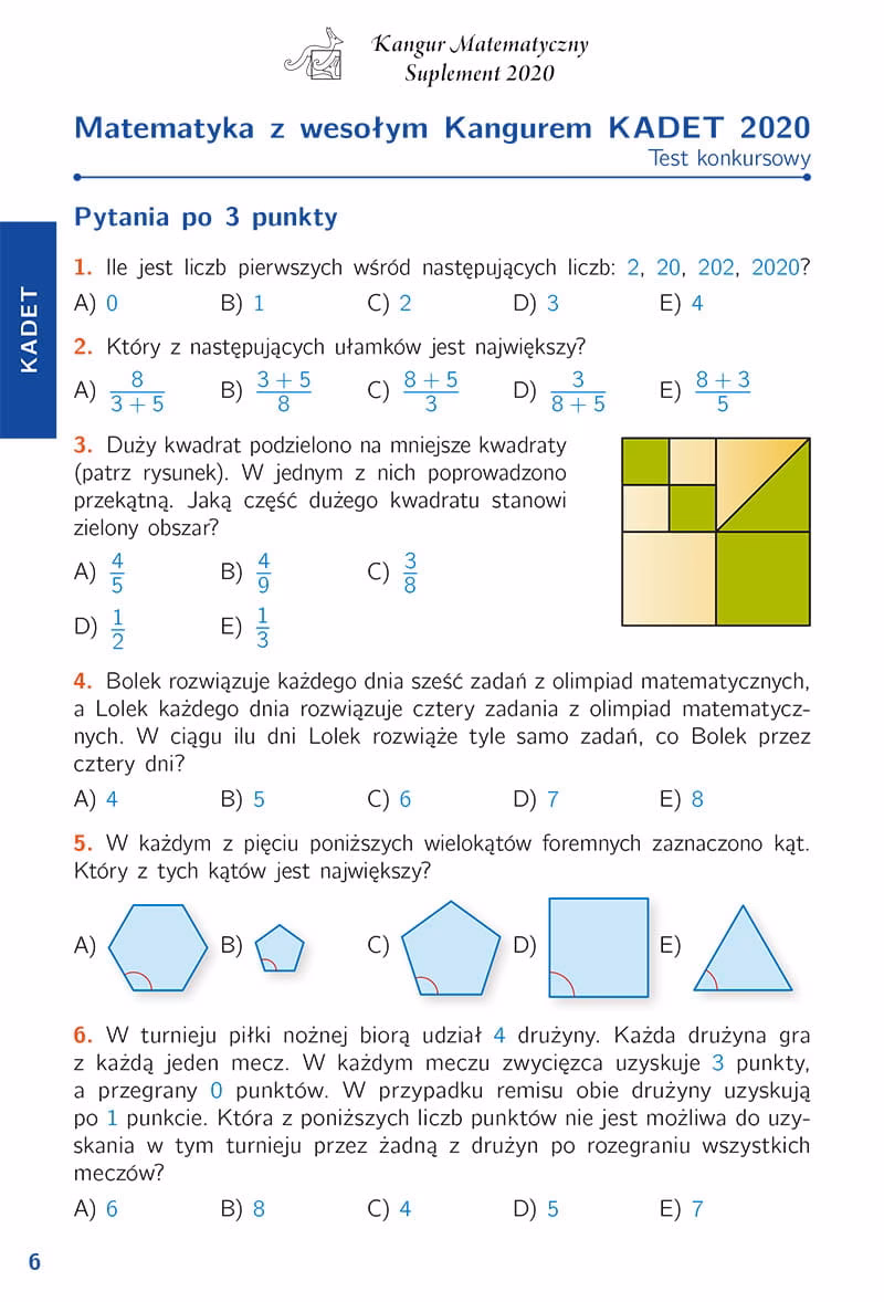 Kiedy zostaną ogłoszone odpowiedzi z Kangura 2025?
