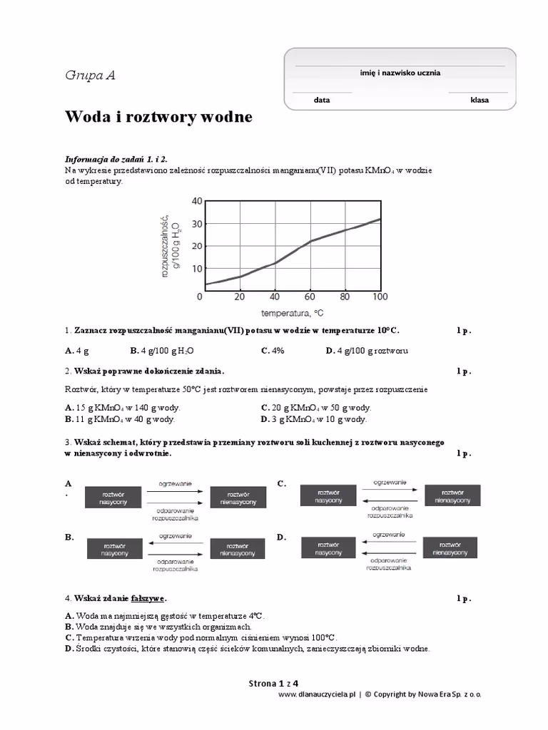 Co to znaczy wodny roztwór?