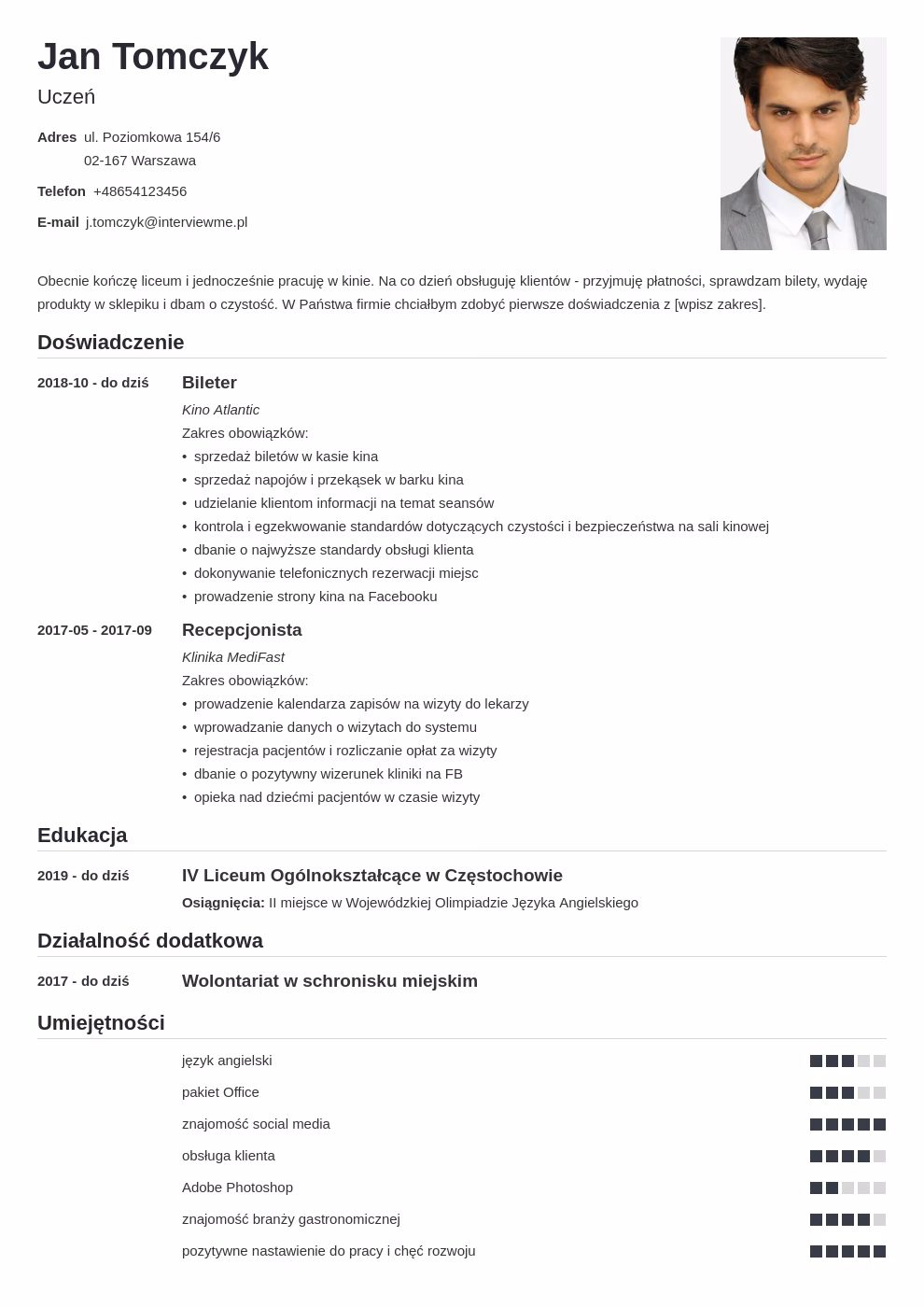 Co napisać w CV do pracy sezonowej?