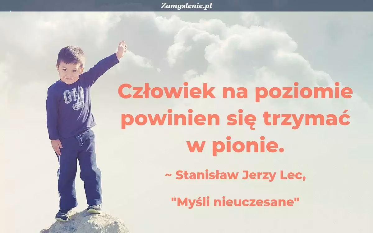 Jaki jest cytat o dobrym człowieku?