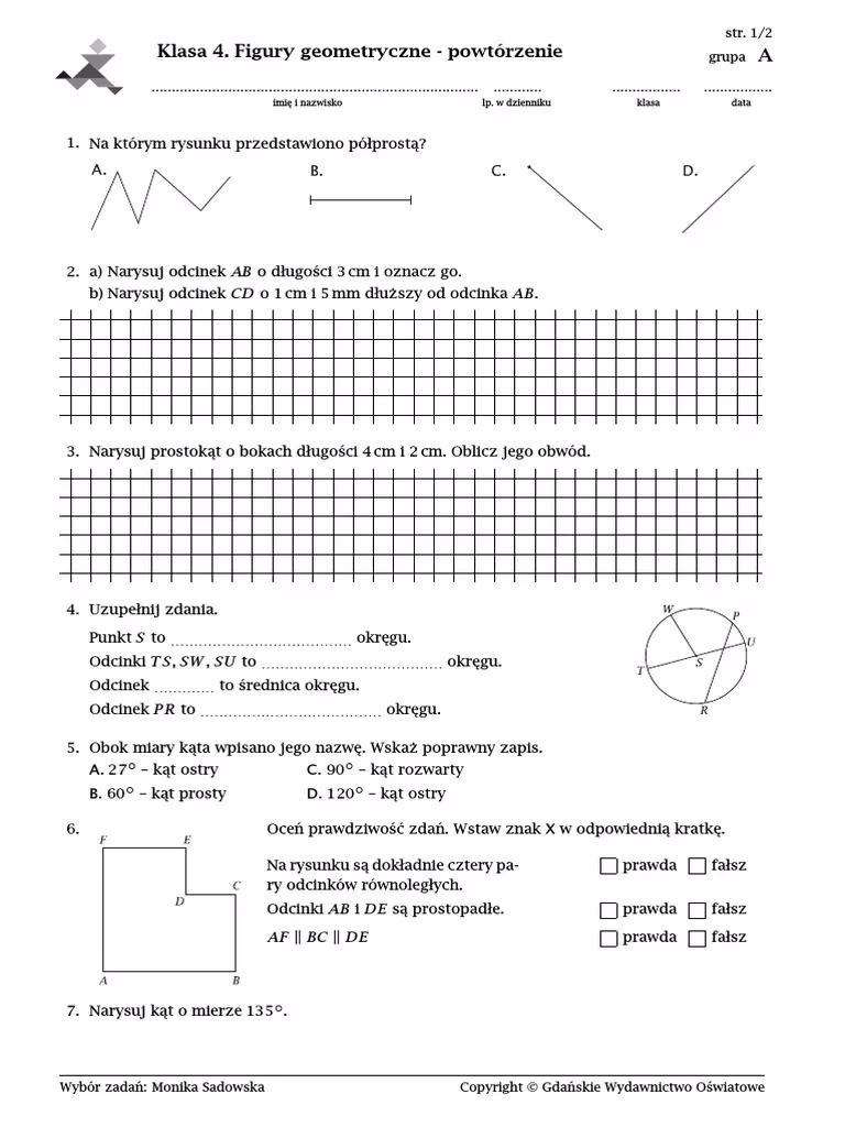 Jakie są najprostsze figury geometryczne?