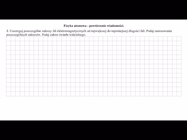 Co to jest fizyka atomowa?