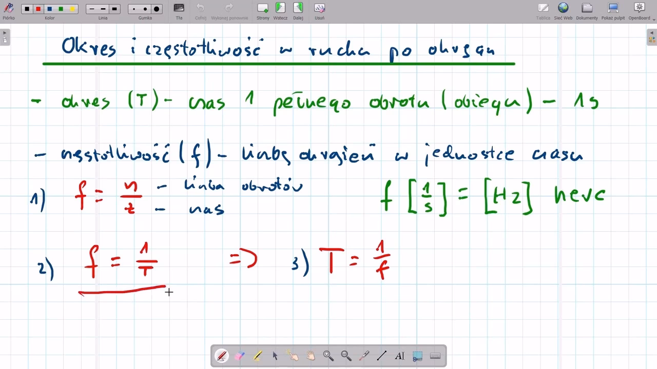 Jak obliczyć ruch po okregu?