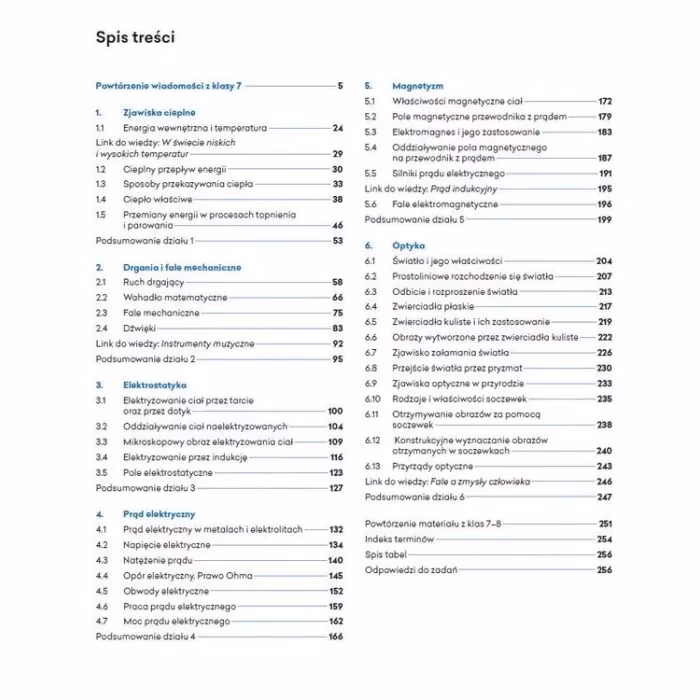 Jakie są główne tematy fizyki?
