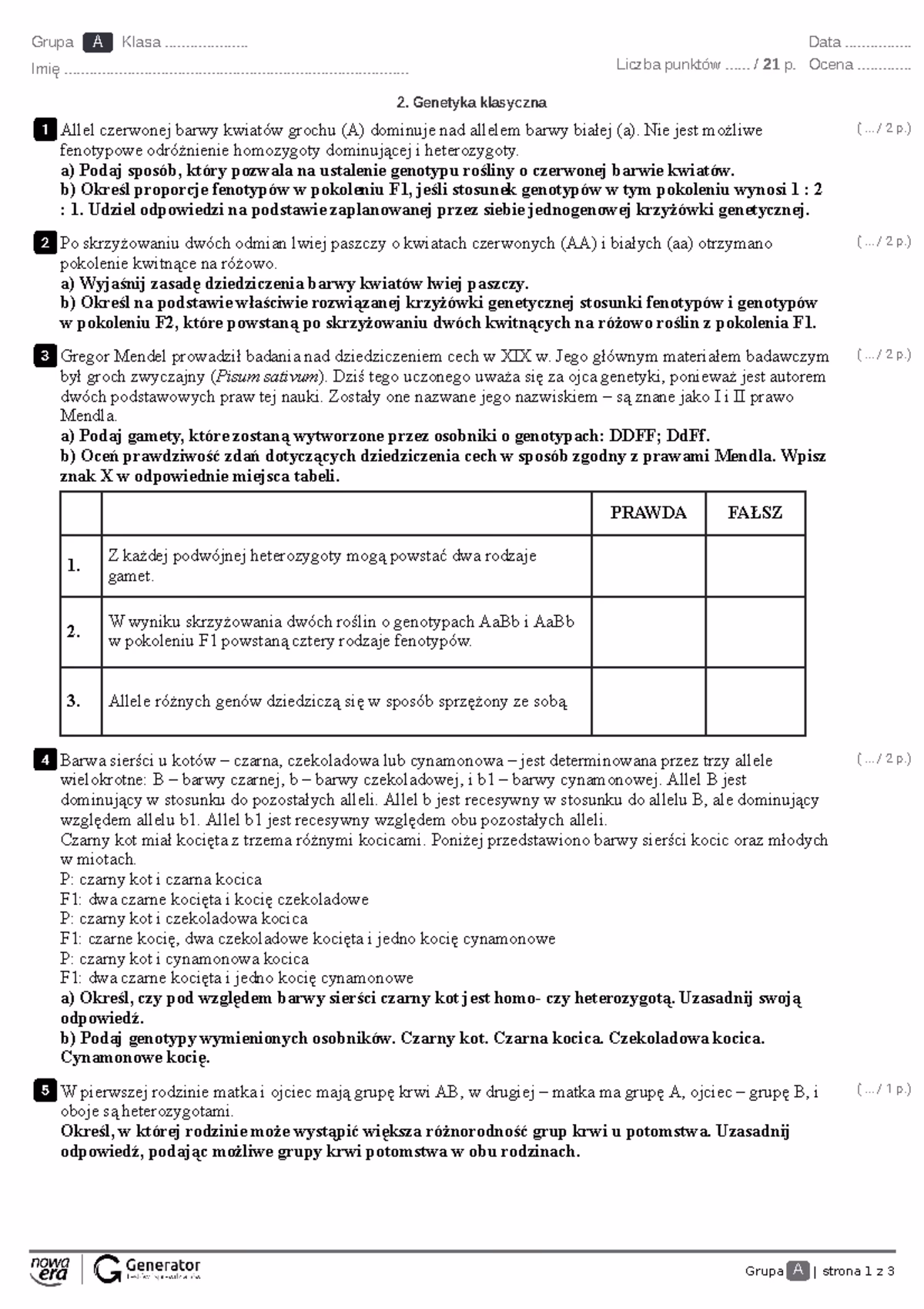 Jakie są podstawy genetyki klasycznej?