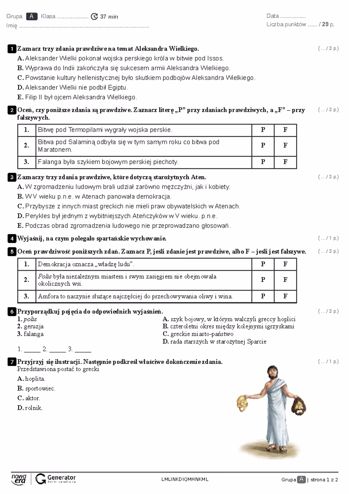 Na czym polegała edukacja w starożytnej Grecji?