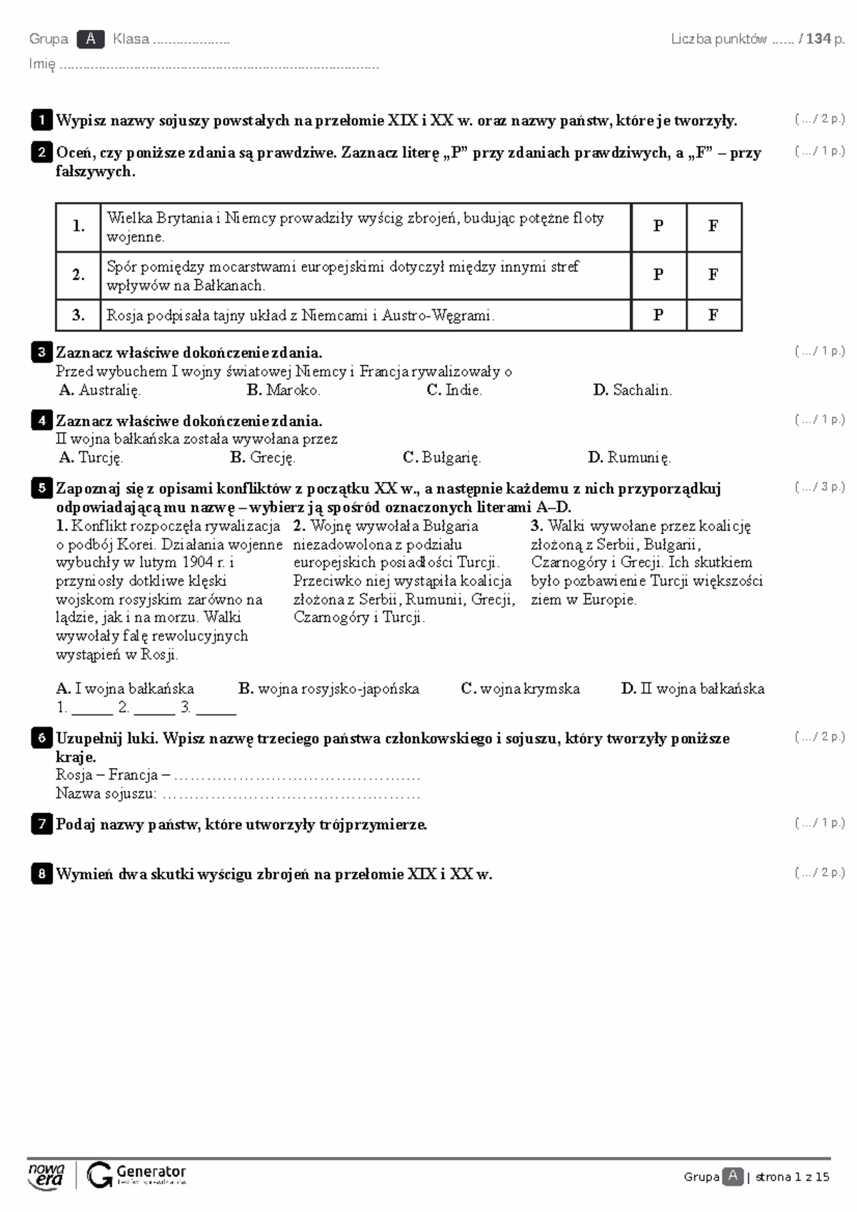 Kto poniósł największe straty podczas I wojny światowej?