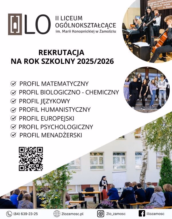 Ile jest liceum w Zamościu?