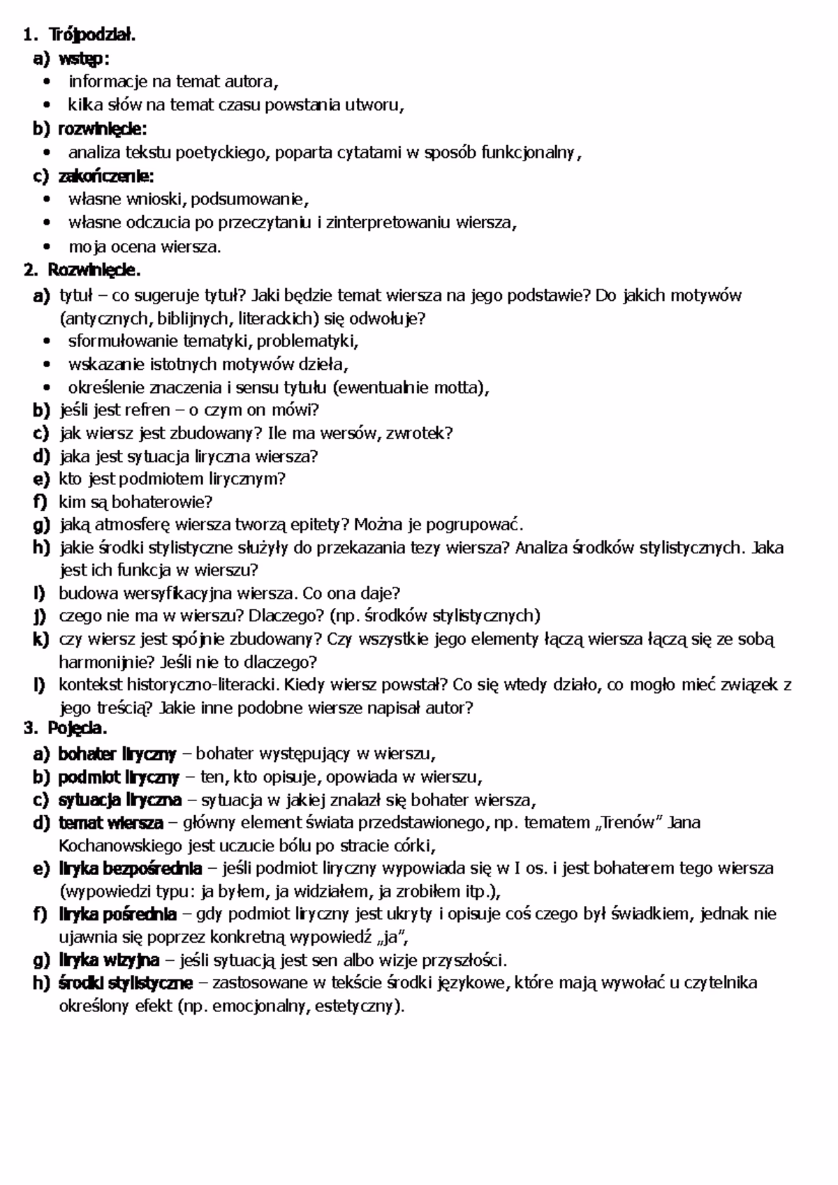 O czym jest wiersz Horacego?