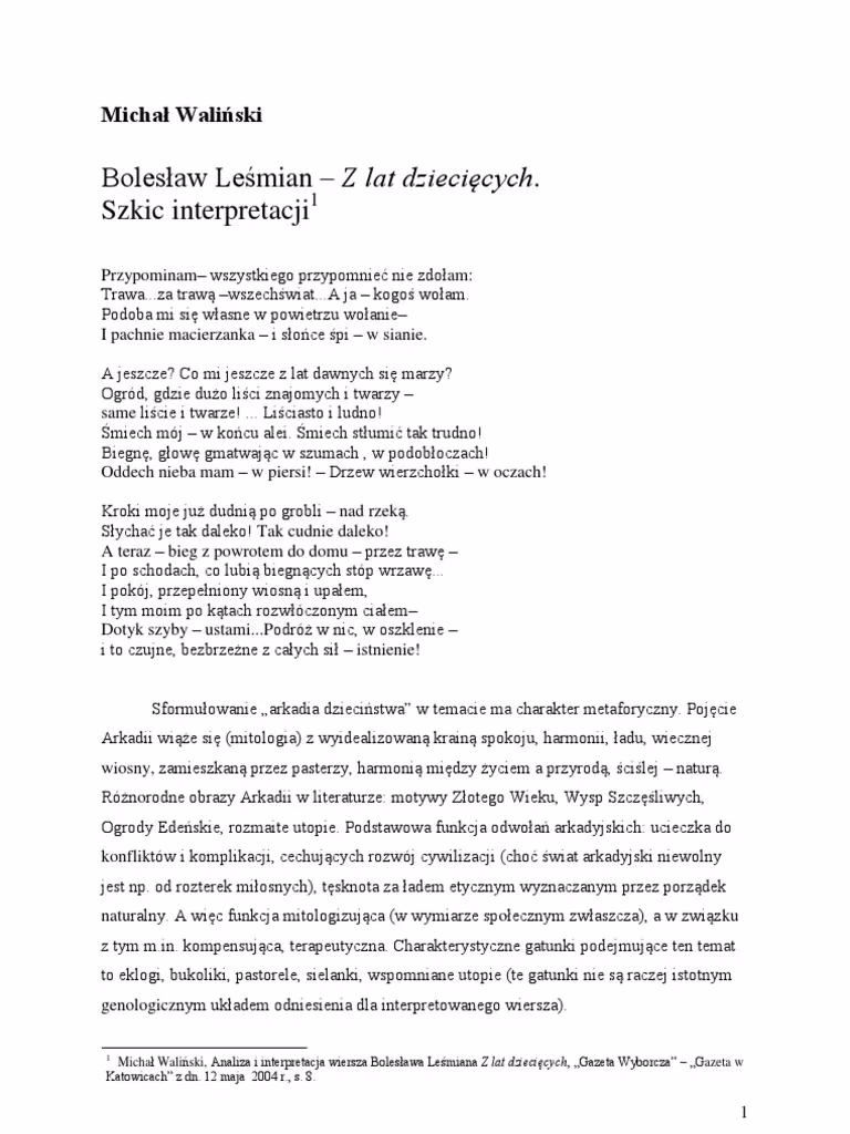 Jaki wzór zastosowano w wierszu?