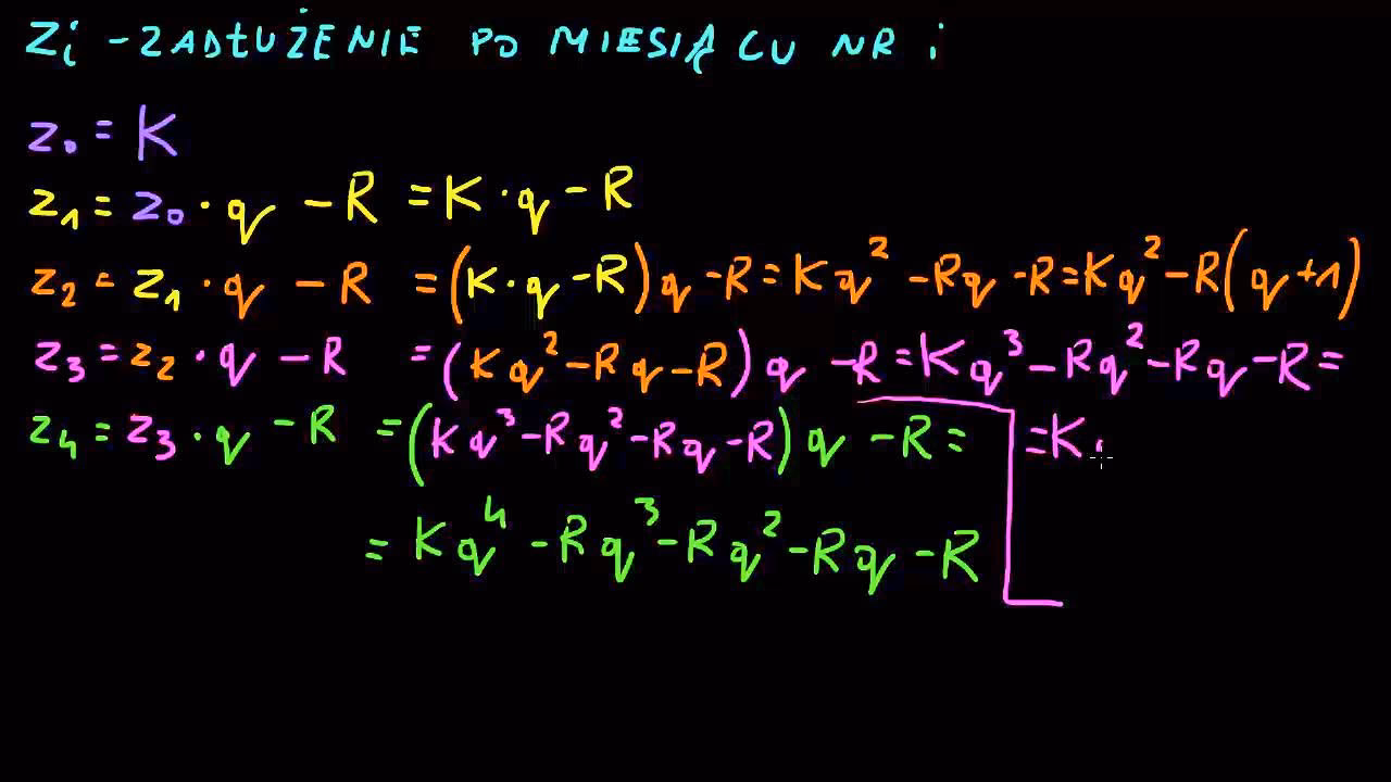 Jak obliczyć ratę kredytu matematyka?