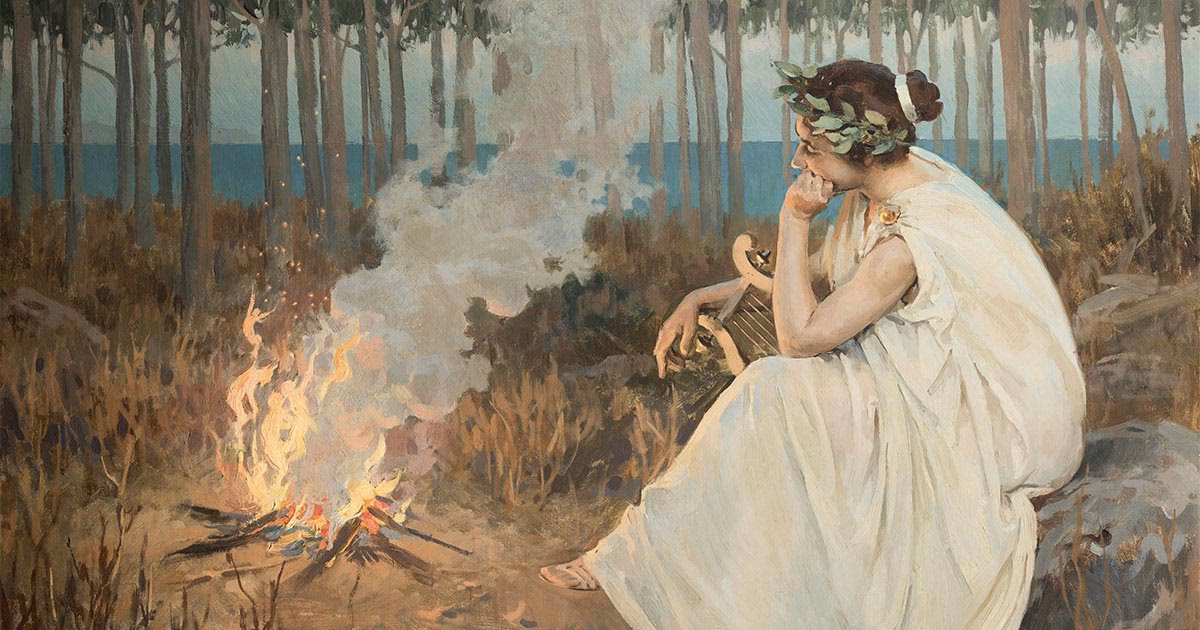 Który wiersz Safony jest najlepszym streszczeniem?