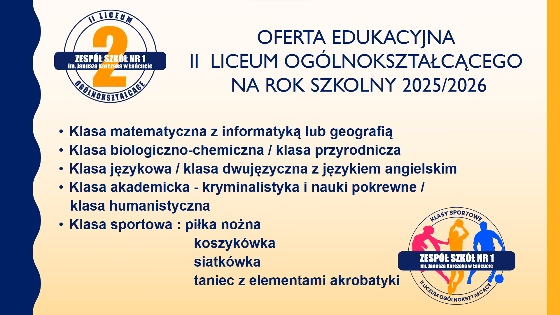 Ile punktów PKT ma 1 LO Łańcut?