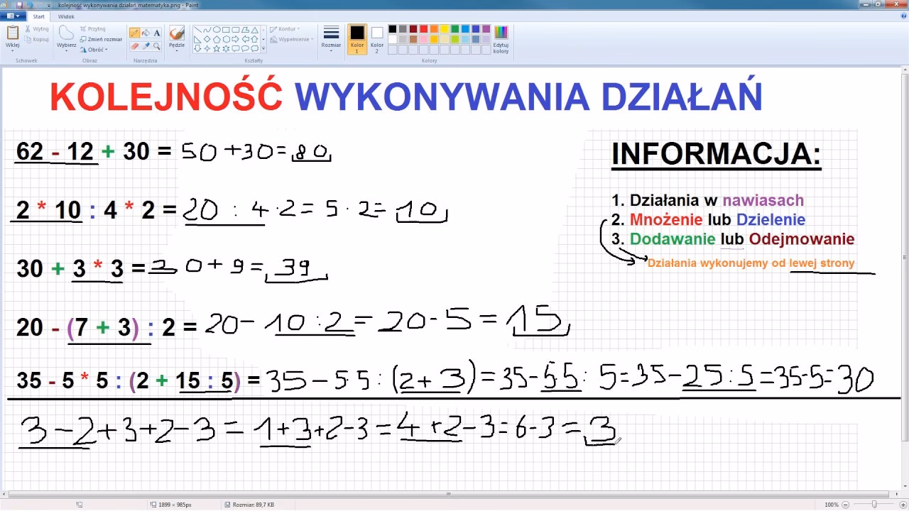 Co robimy pierwsze: dzielenie czy mnożenie?