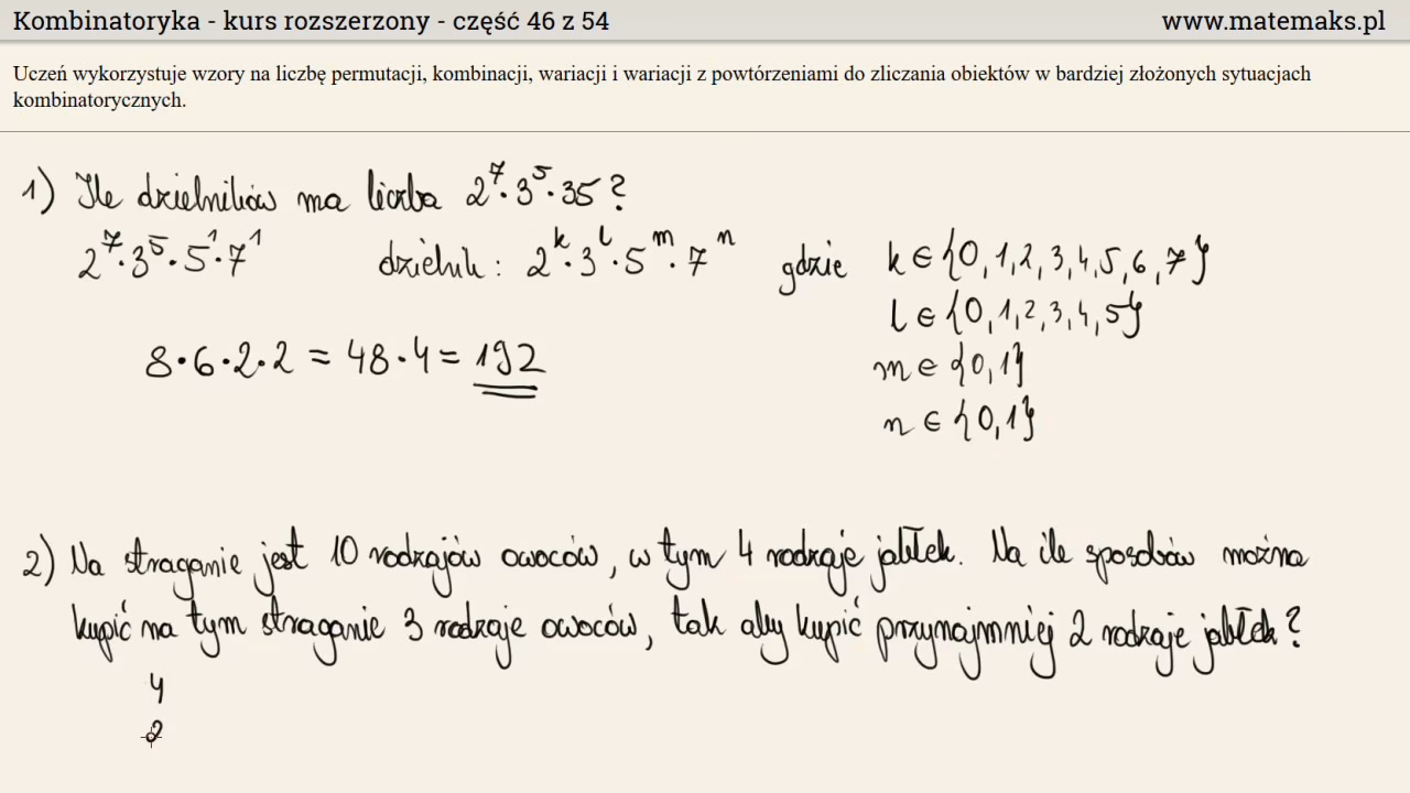 Czy kombinatoryka jest na maturze?