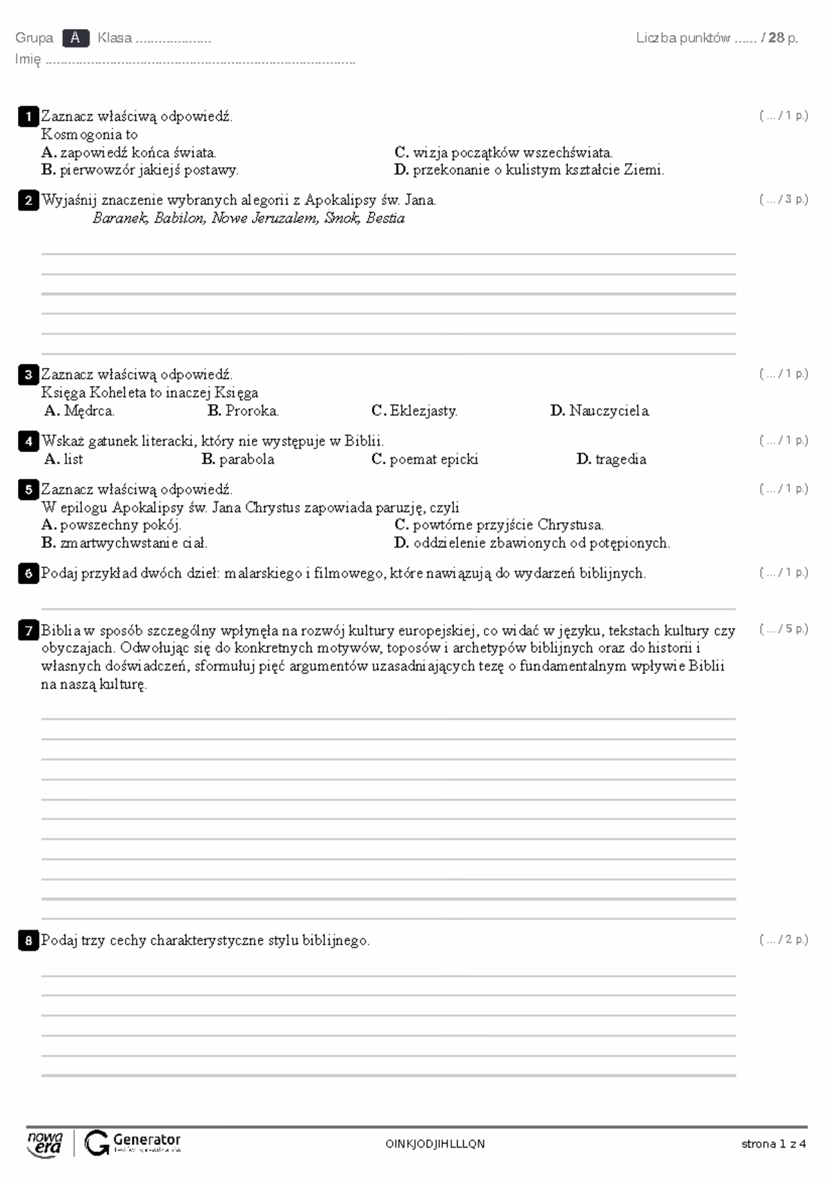 O co chodzi w księdze Koheleta?