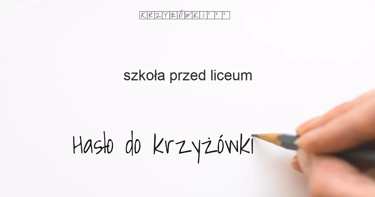 Co jest pierwsze gimnazjum czy liceum?