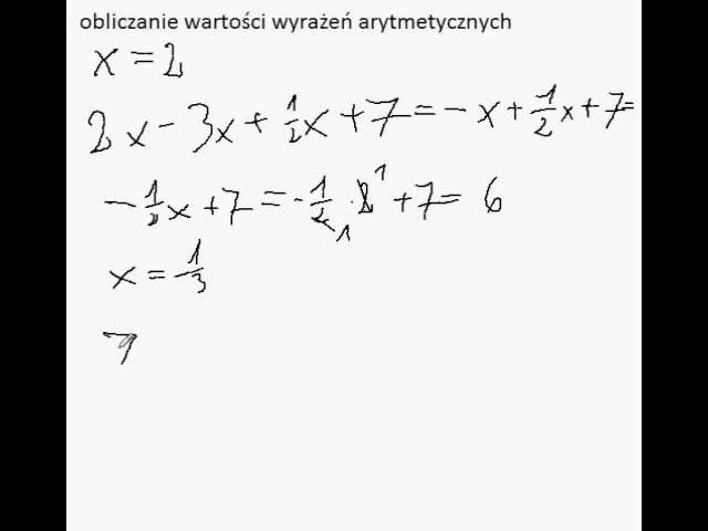 Co to jest wyrażenie arytmetyczne?