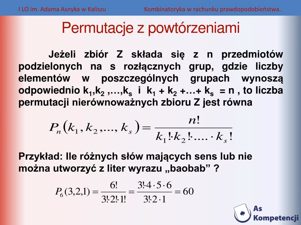 Na czym polegają permutacje?
