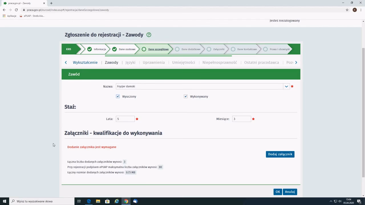 Czy można zarejestrować się w urzędzie pracy bez świadectwa szkoły?