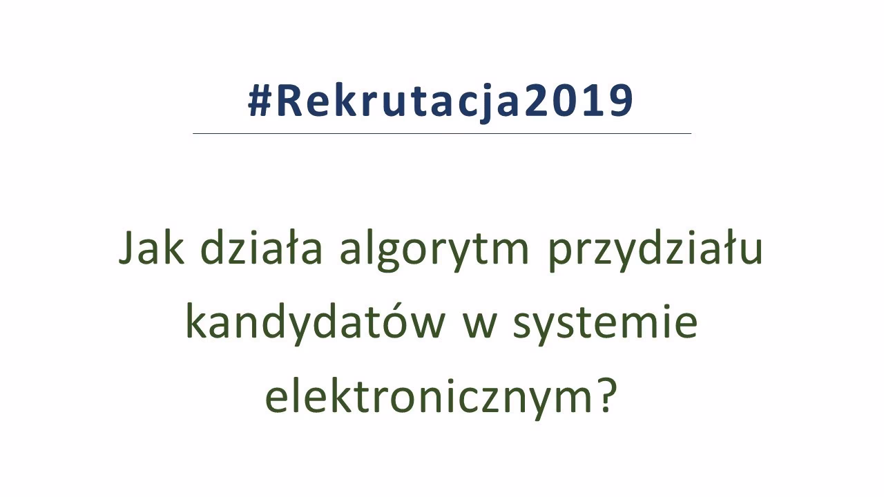 Kto ma pierwszeństwo w rekrutacji do liceum?
