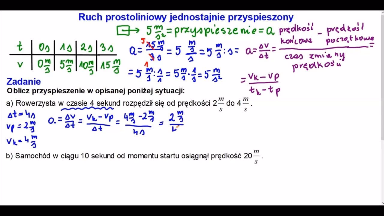 Jakie są 10 przykładów ruchu jednostajnego?
