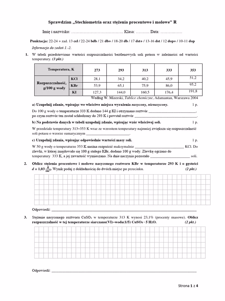Czym jest stechiometria stopnia 12?