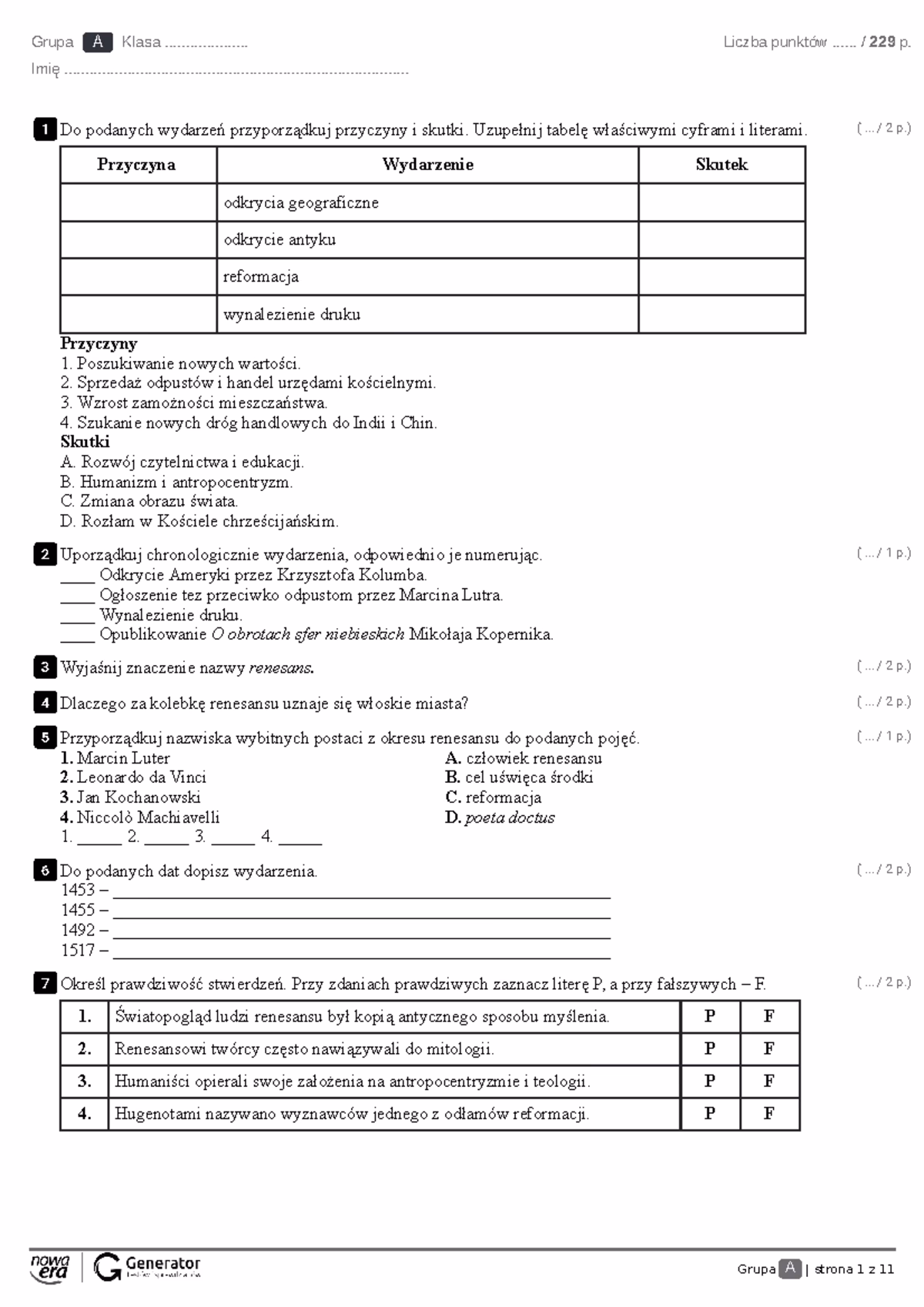 Jak się uczyć Epok?