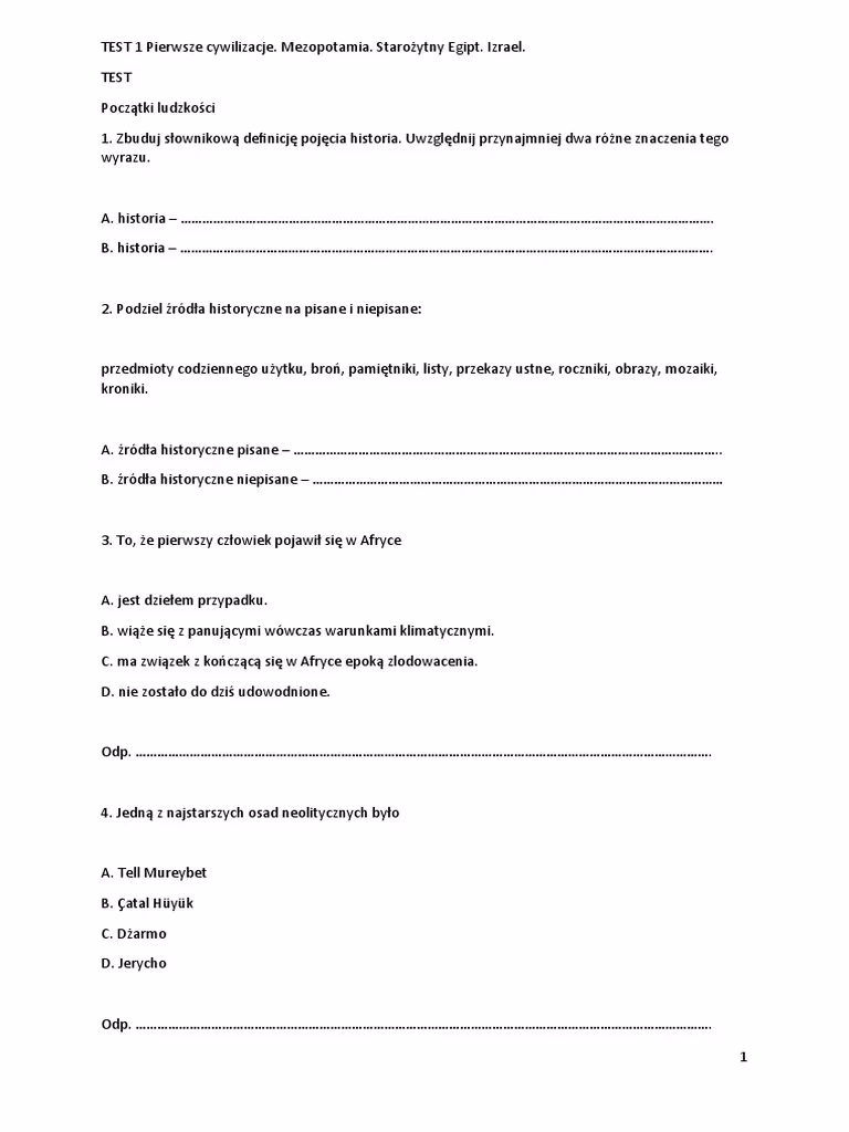 Kto stworzył pierwszą cywilizację?