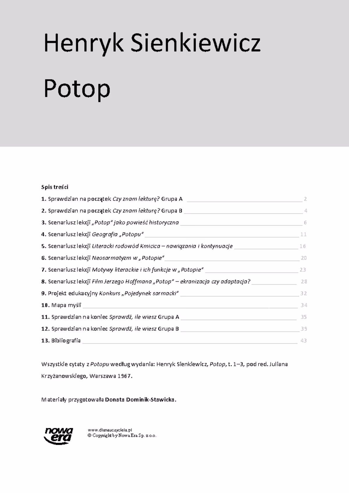 Co trzeba wiedzieć z potopu?