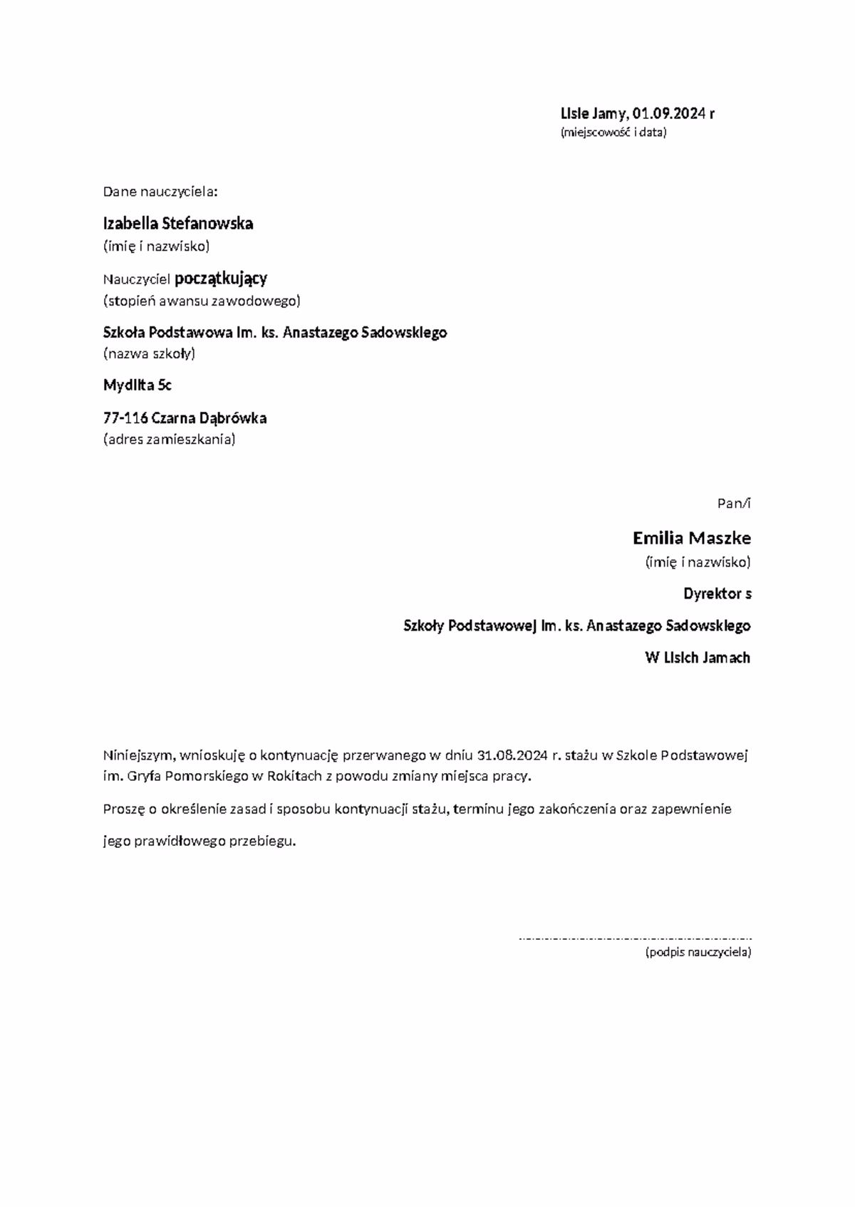 Jak napisać sprawozdanie ze stażu?