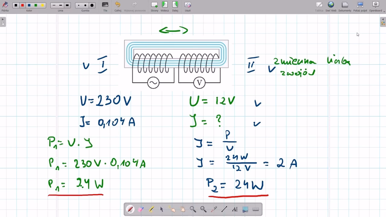 Jaki jest wzór fizyczny dla transformatorów?