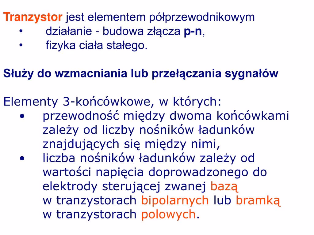 Co robi tranzystory?