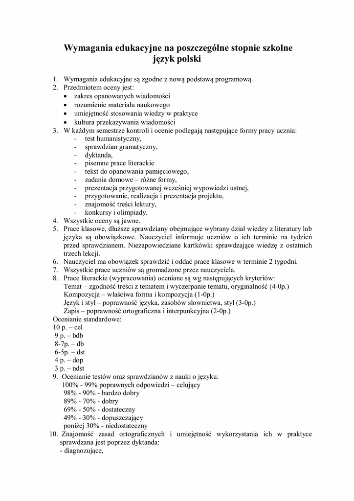 Jakie są wymagania edukacyjne?