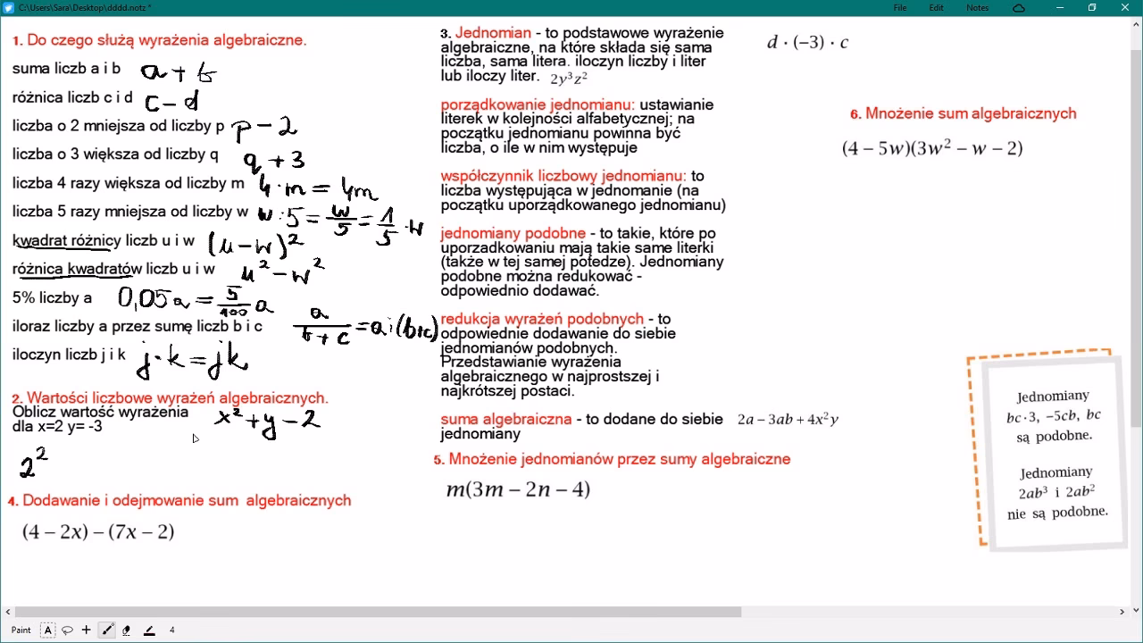 Czy wyrażenia algebraiczne są trudne?