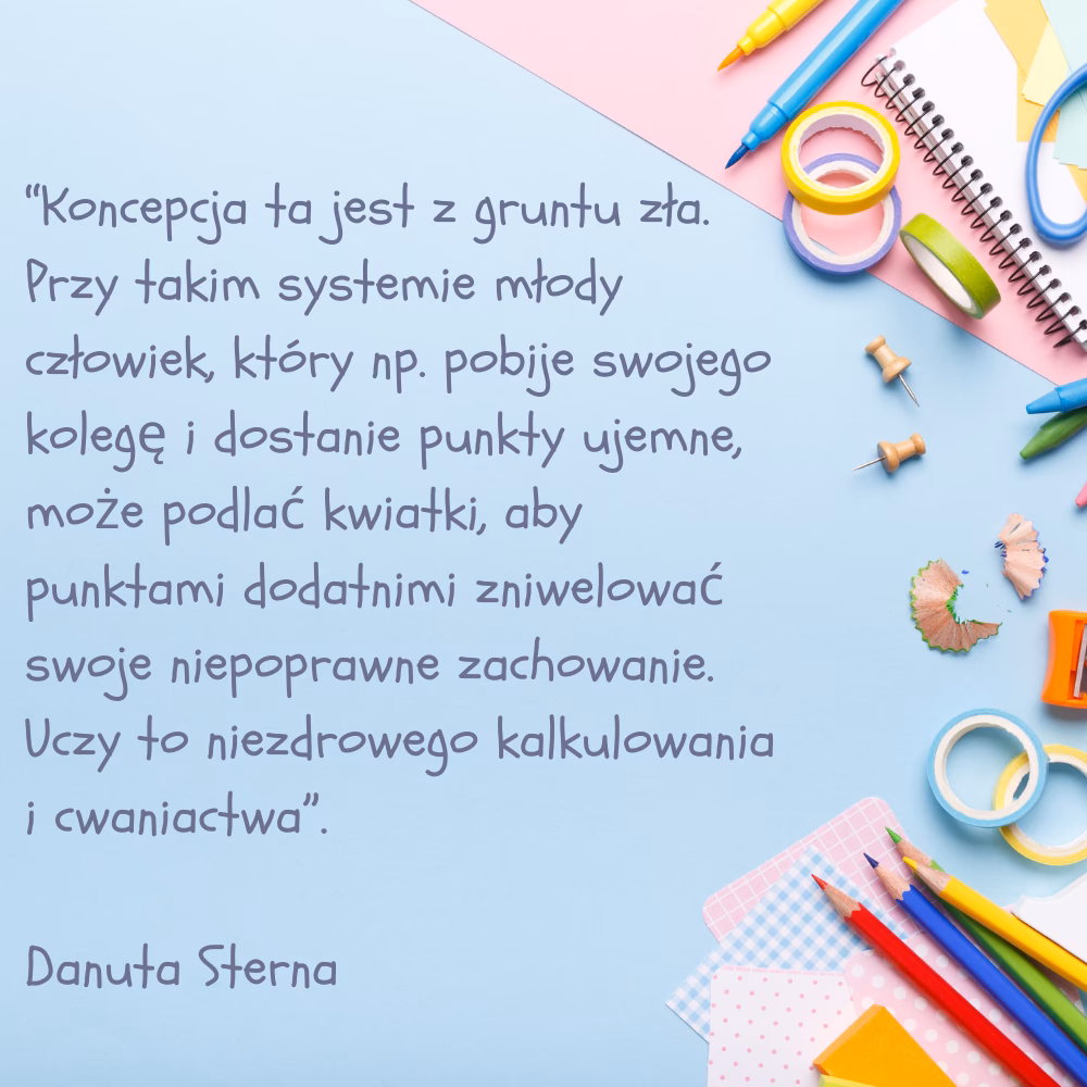 Co się dzieje jak mam naganne zachowanie?