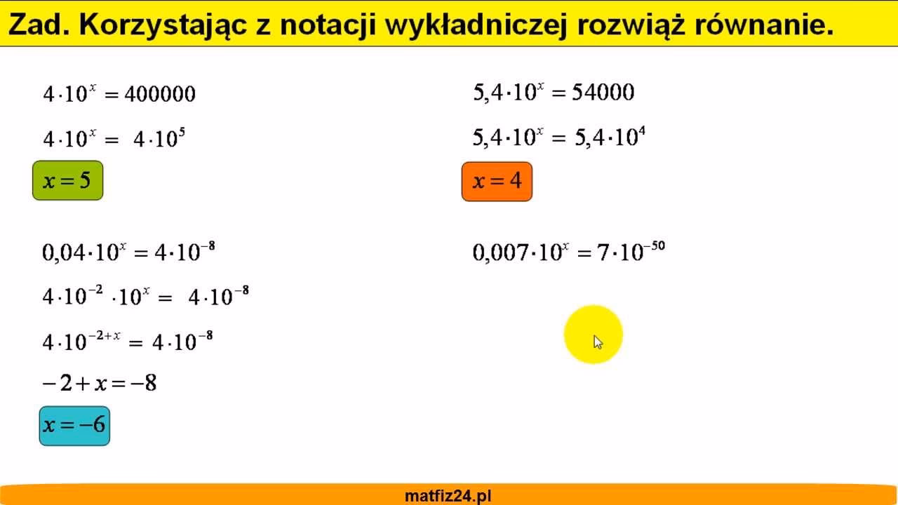 Jak mnożyć notacje wykładnicze?