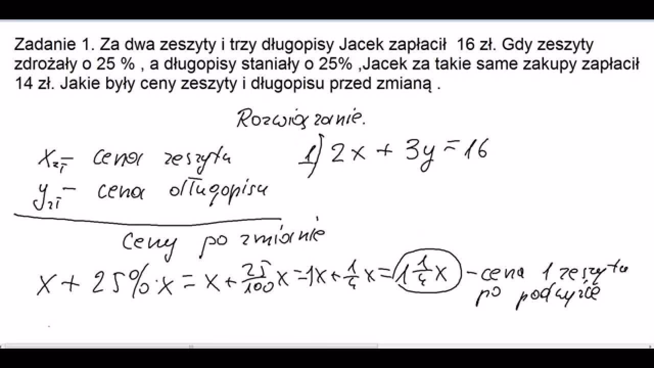 Jak rozwiązać zadanie tekstowe za pomocą równania?