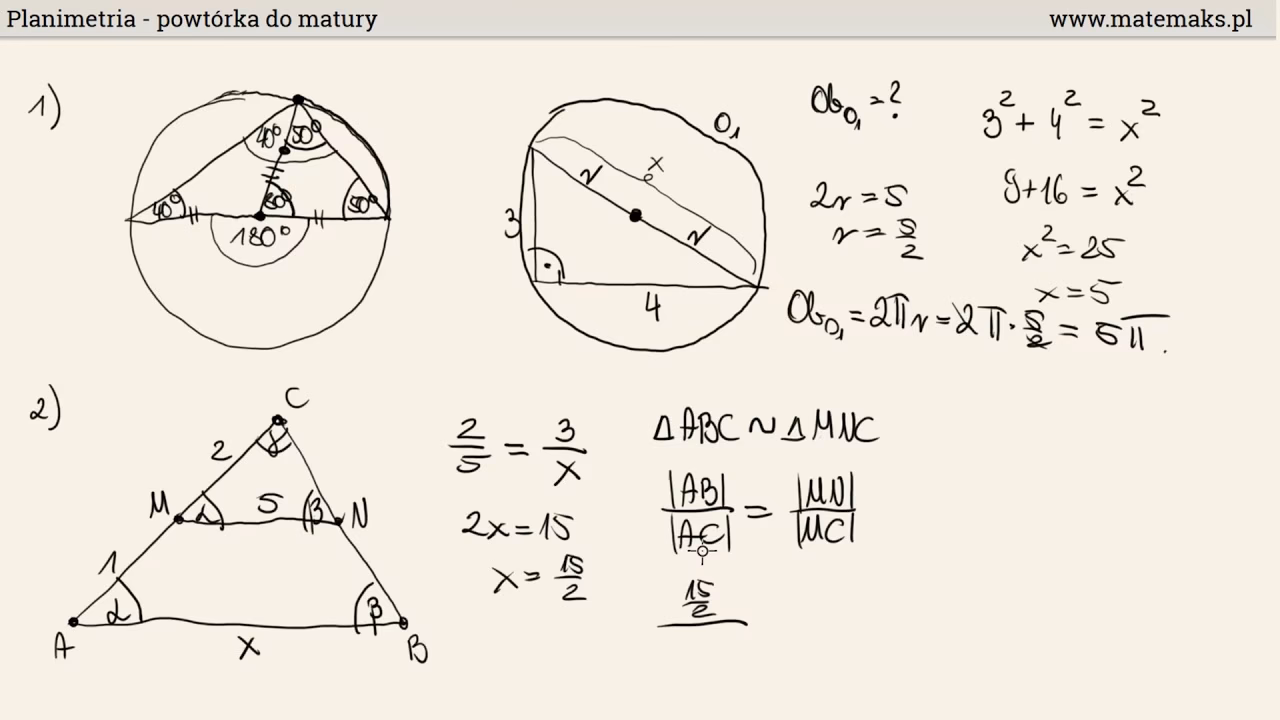 O co chodzi w planimetrii?