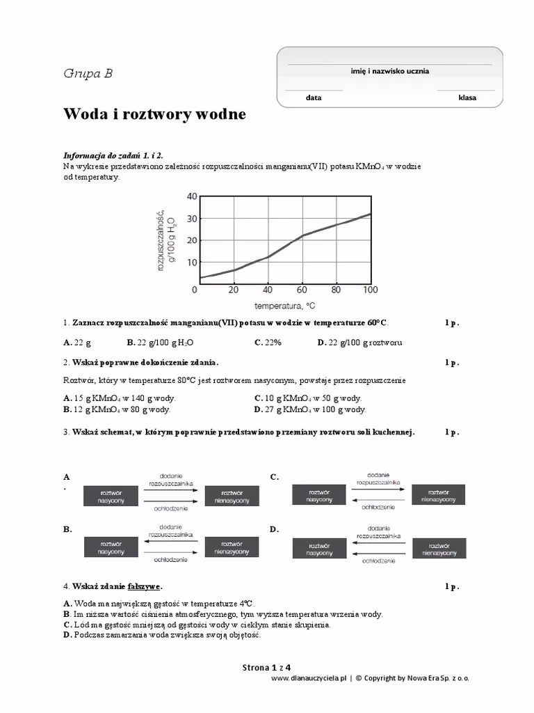 Z jakiej strony internetowej nauczyciele biorą sprawdziany?