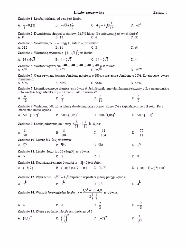 Czy 2/3 to liczba rzeczywista?